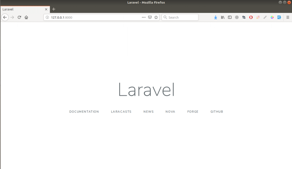 laravel-home-page