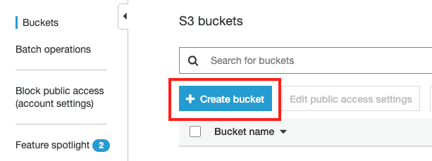 upload files in amazon s3 bucket using Laravel. -create